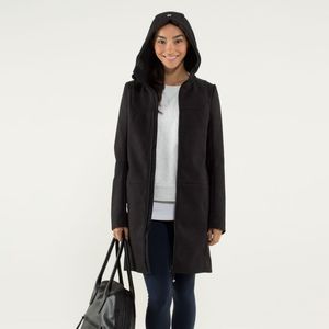 LULULEMON JACKET SIZE 6 CITY SOFT-SHELL TWEED CONDITION LIKE NEW